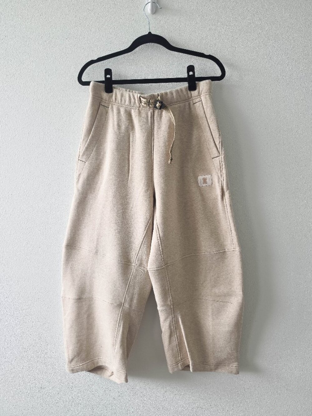 Savage X Fenty Cream Barrel Sweat Pants Sz L